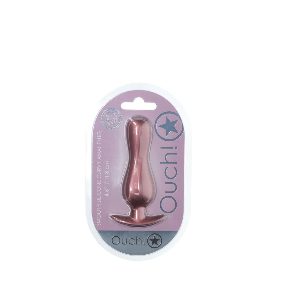 Buy OUCH! Curvy Anal Plug - Rose Gold - Rose Gold 11.7 cm Butt Plug at NZ’s Mega Adult Toys Store. Discover premium sex toys with discreet shipping at the best price in NZ