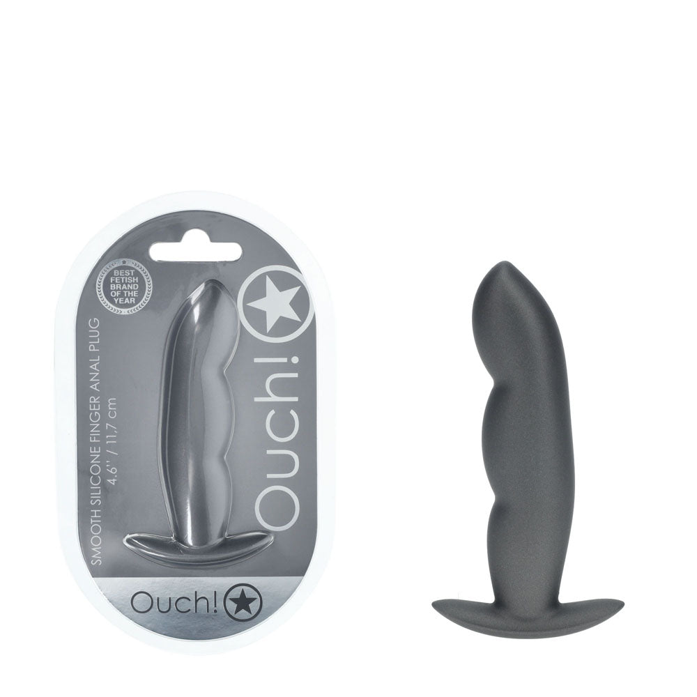 Buy OUCH! Finger Anal Plug - Gun Metal - Gun Metal Grey 11.7 cm Butt Plug at NZ’s Mega Adult Toys Store. Discover premium sex toys with discreet shipping at the best price in NZ