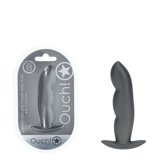 Buy OUCH! Finger Anal Plug - Gun Metal - Gun Metal Grey 11.7 cm Butt Plug at NZ’s Mega Adult Toys Store. Discover premium sex toys with discreet shipping at the best price in NZ