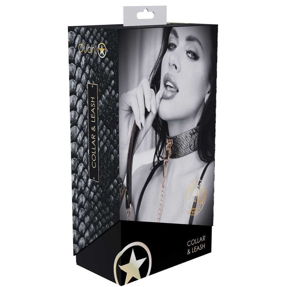 Buy OUCH! Florence Collection - Collar with Leash - Black Restraint at NZ’s Mega Adult Toys Store. Discover premium sex toys with discreet shipping at the best price in NZ