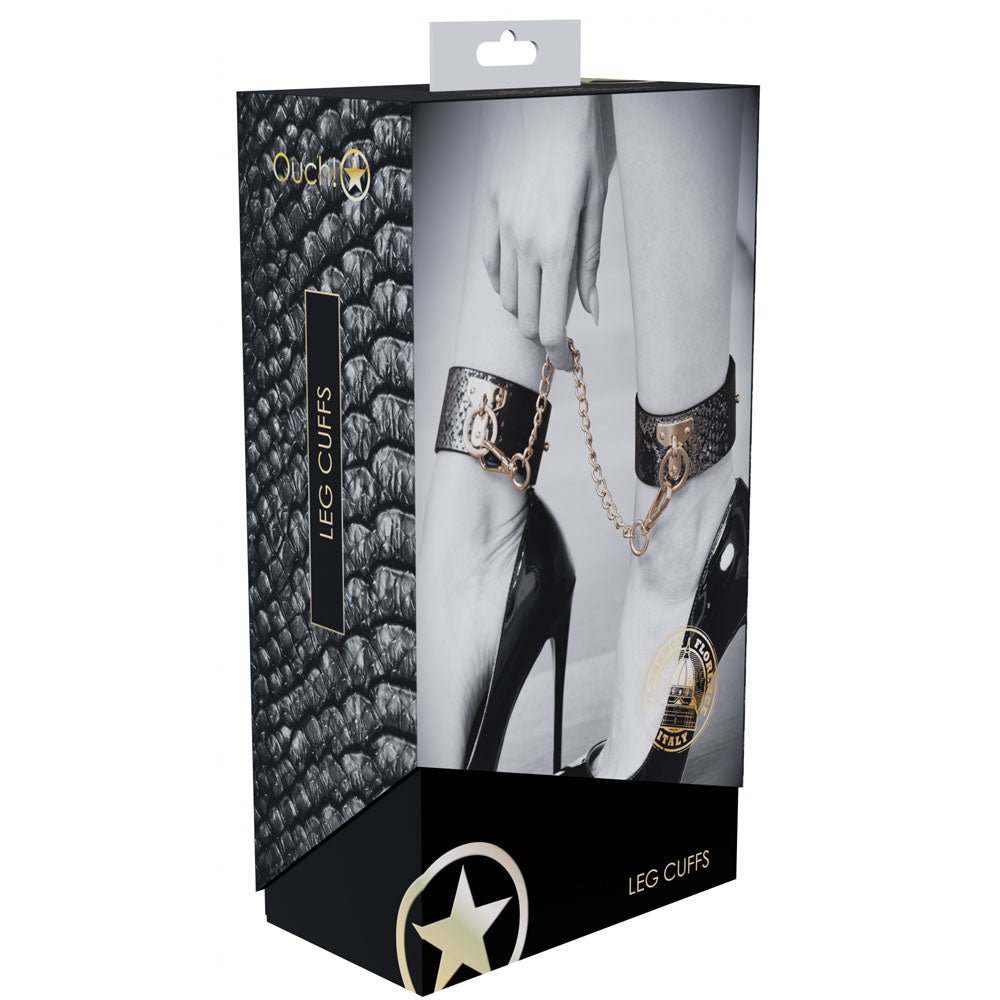 Buy OUCH! Florence Collection - Leg Cuffs - Black Restraints at NZ’s Mega Adult Toys Store. Discover premium sex toys with discreet shipping at the best price in NZ