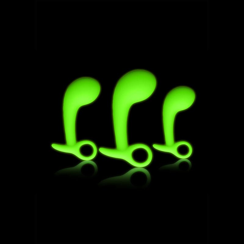 Buy OUCH! Glow In The Dark Prostate Kit - Glow in Dark Prostate Massagers - Set of 3 at NZ’s Mega Adult Toys Store. Discover premium sex toys with discreet shipping at the best price in NZ