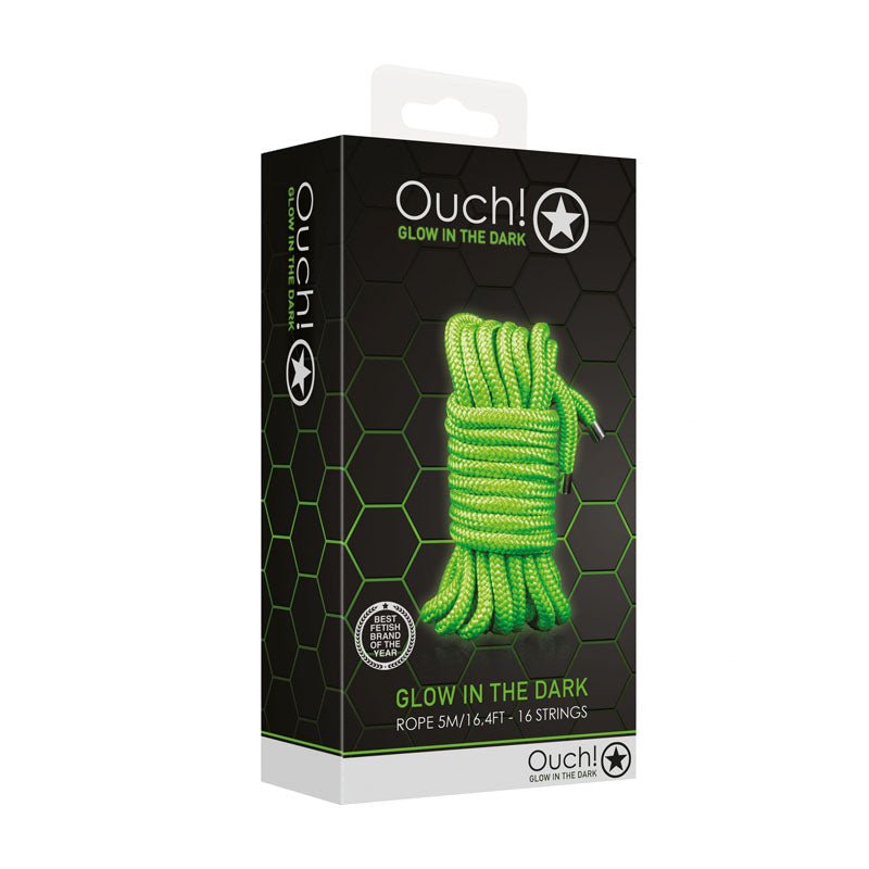 Buy OUCH! Glow In The Dark Rope - 5m - Glow in Dark - 5 metre length at NZ’s Mega Adult Toys Store. Discover premium sex toys with discreet shipping at the best price in NZ