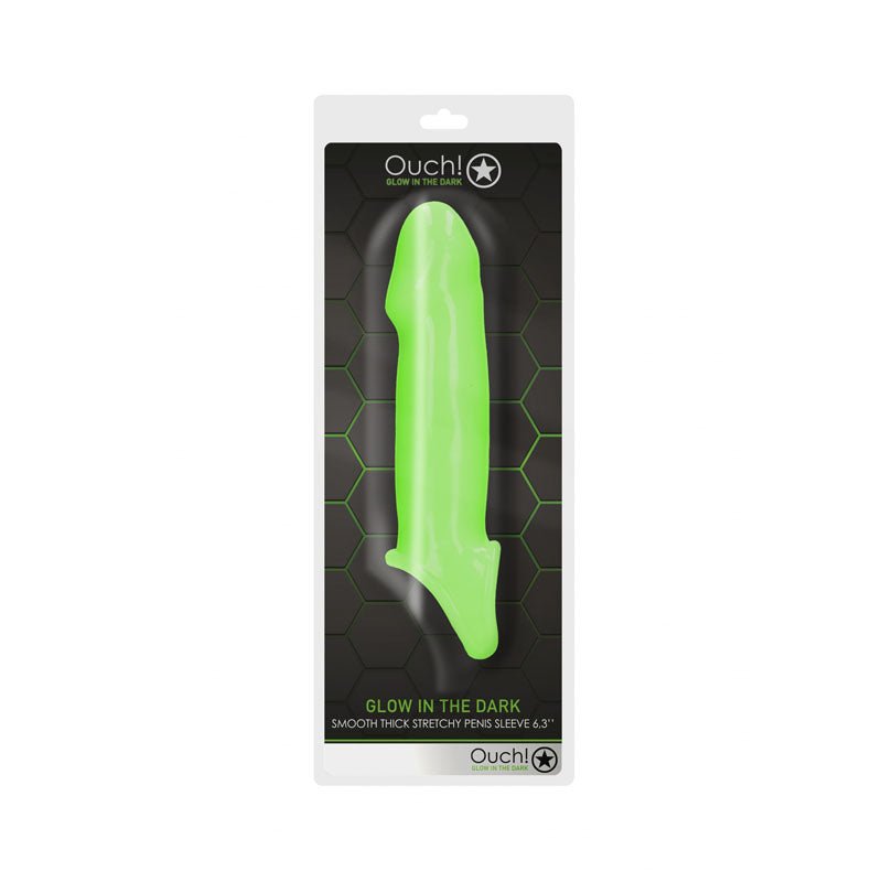 Buy OUCH! Glow In The Dark Smooth Thick Stretchy Penis Sleeve - Glow in Dark 15.5 cm Penis Extension Sleeve at NZ’s Mega Adult Toys Store. Discover premium sex toys with discreet shipping at the best price in NZ