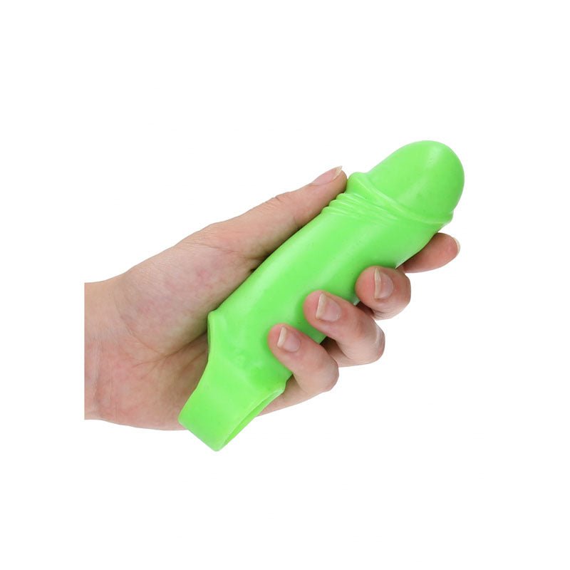 Buy OUCH! Glow In The Dark Smooth Thick Stretchy Penis Sleeve - Glow in Dark 16 cm Penis Extension Sleeve at NZ’s Mega Adult Toys Store. Discover premium sex toys with discreet shipping at the best price in NZ