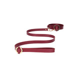 Buy OUCH! Halo - Collar With Leash - Burgundy Restraint at NZ’s Mega Adult Toys Store. Discover premium sex toys with discreet shipping at the best price in NZ