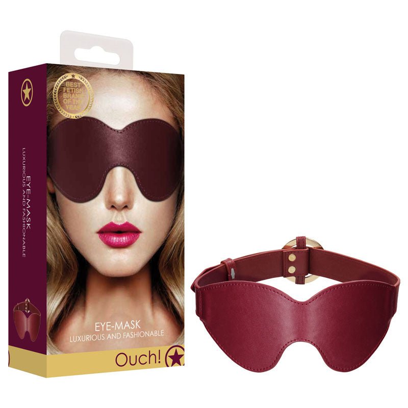 Buy OUCH! Halo - Eyemask - Burgundy Eye Mask at NZ’s Mega Adult Toys Store. Discover premium sex toys with discreet shipping at the best price in NZ