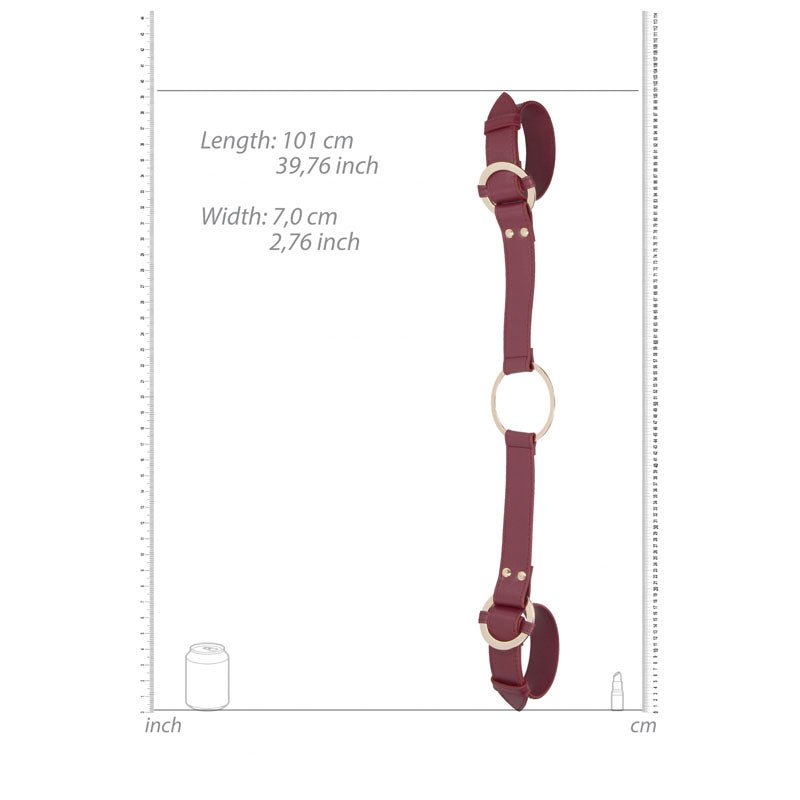 Buy OUCH! Halo - Handcuff With Connector - Burgundy Restraint at NZ’s Mega Adult Toys Store. Discover premium sex toys with discreet shipping at the best price in NZ