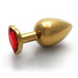 Buy OUCH! Heart Gem Gold Butt Plug - Large - Gold 9.3 cm Large Butt Plug with Heart Gem Base at NZ’s Mega Adult Toys Store. Discover premium sex toys with discreet shipping at the best price in NZ