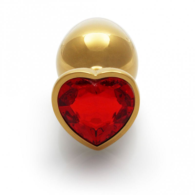 Buy OUCH! Heart Gem Gold Butt Plug - Medium - Gold 8 cm Medium Butt Plug with Heart Gem Base at NZ’s Mega Adult Toys Store. Discover premium sex toys with discreet shipping at the best price in NZ