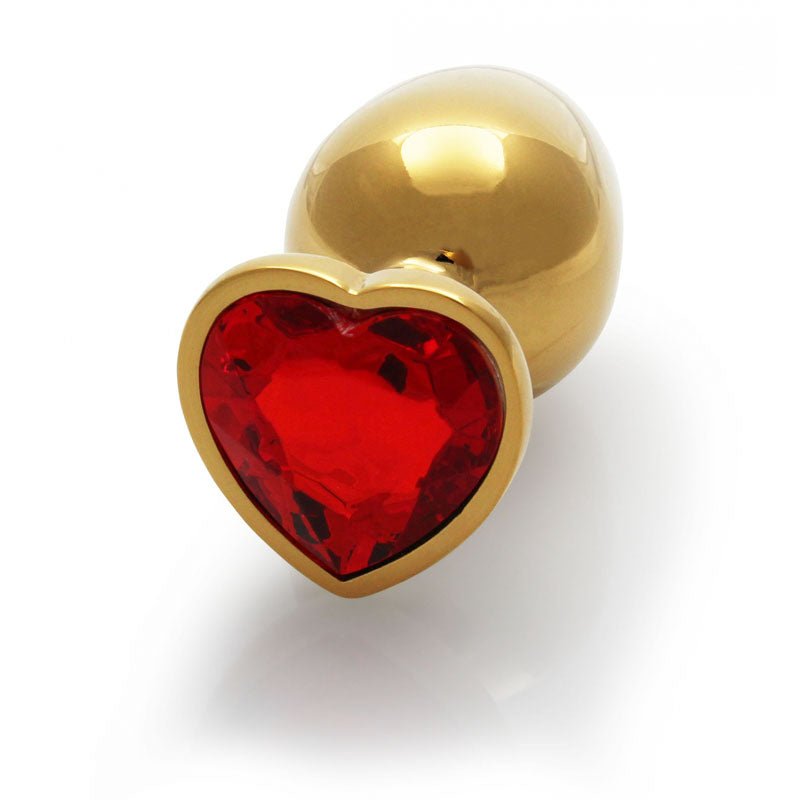 Buy OUCH! Heart Gem Gold Butt Plug - Medium - Gold 8 cm Medium Butt Plug with Heart Gem Base at NZ’s Mega Adult Toys Store. Discover premium sex toys with discreet shipping at the best price in NZ