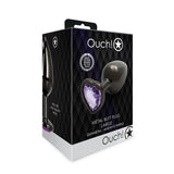 Buy OUCH! Heart Gem Gunmetal Butt Plug - Large - Gunmetal 9.3 cm Large Butt Plug with Heart Gem Base at NZ’s Mega Adult Toys Store. Discover premium sex toys with discreet shipping at the best price in NZ