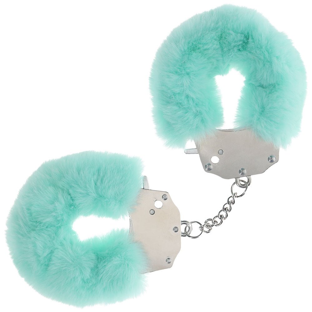 Buy OUCH! Heavy - Duty Fluffy Cuffs - Powder Green - Powder Green Fluffy Restraints at NZ’s Mega Adult Toys Store. Discover premium sex toys with discreet shipping at the best price in NZ