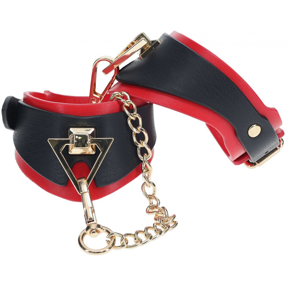 Buy OUCH! Milan Collection - Handcuffs - Black/Red Restraints at NZ’s Mega Adult Toys Store. Discover premium sex toys with discreet shipping at the best price in NZ