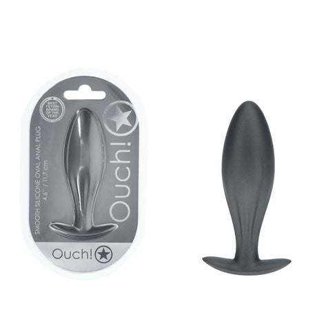 Buy OUCH! Oval Anal Plug - Gun Metal - Gun Metal Grey 11.7 cm Butt Plug at NZ’s Mega Adult Toys Store. Discover premium sex toys with discreet shipping at the best price in NZ