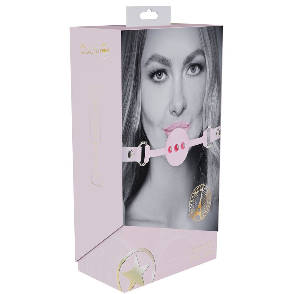 Buy OUCH! Paris Collection - Silicone Ball Gag - Pink Breatheable Mouth Restraint at NZ’s Mega Adult Toys Store. Discover premium sex toys with discreet shipping at the best price in NZ