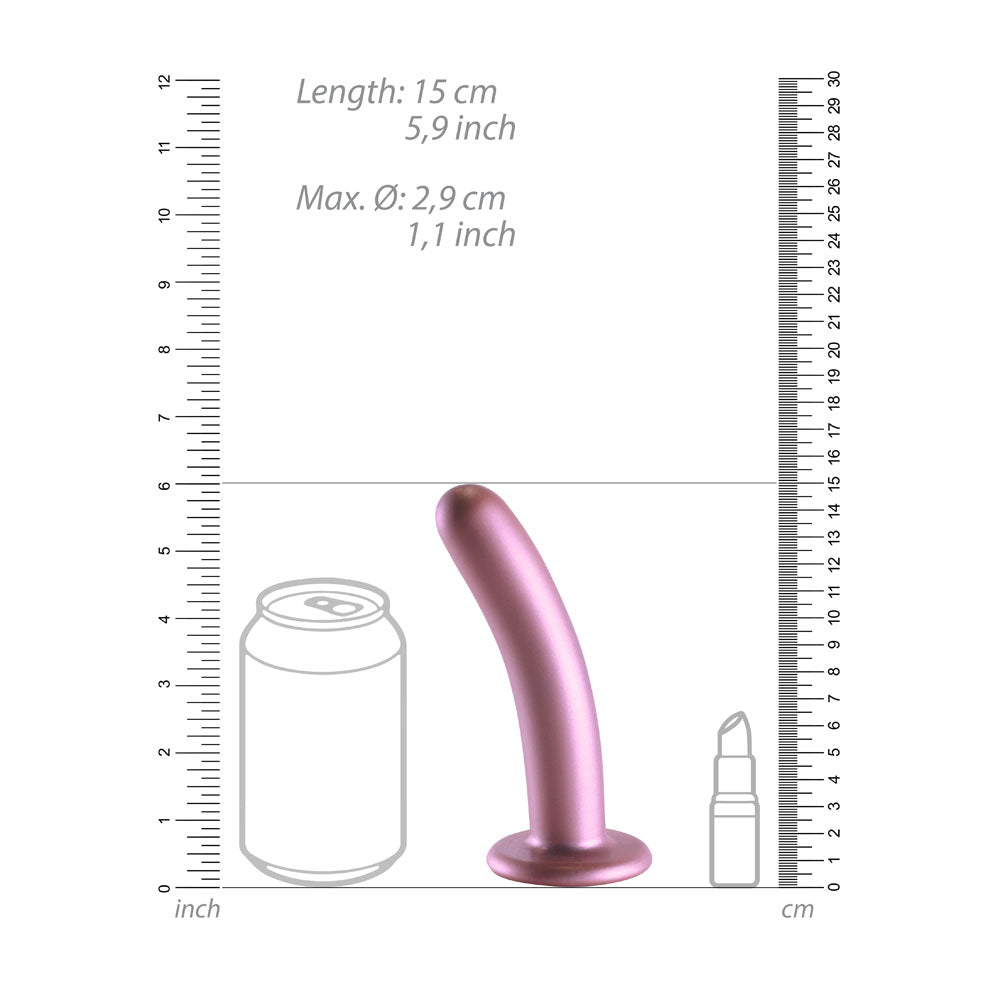 Buy OUCH! Smooth Silicone G - Spot Dildo - 6'' / 14.5 cm - Rose Gold 14.5 cm Dildo at NZ’s Mega Adult Toys Store. Discover premium sex toys with discreet shipping at the best price in NZ