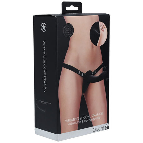 Buy OUCH! Vibrating Silicone Strap - On - Black - Black USB Rechargeable Strap - On at NZ’s Mega Adult Toys Store. Discover premium sex toys with discreet shipping at the best price in NZ