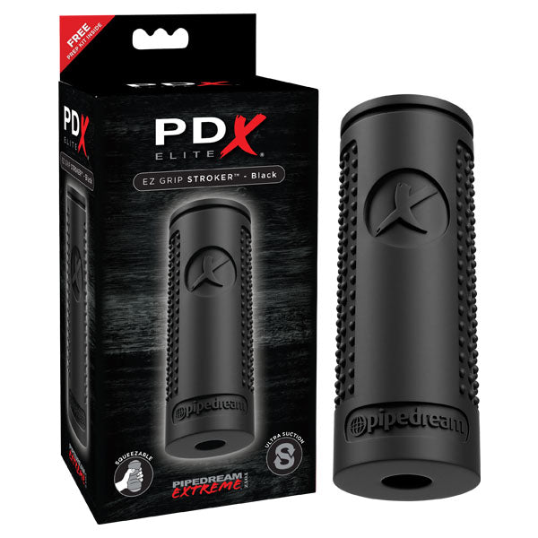 Buy PDX Elite EZ Grip Stroker - Black Stroker at NZ’s Mega Adult Toys Store. Discover premium sex toys with discreet shipping at the best price in NZ