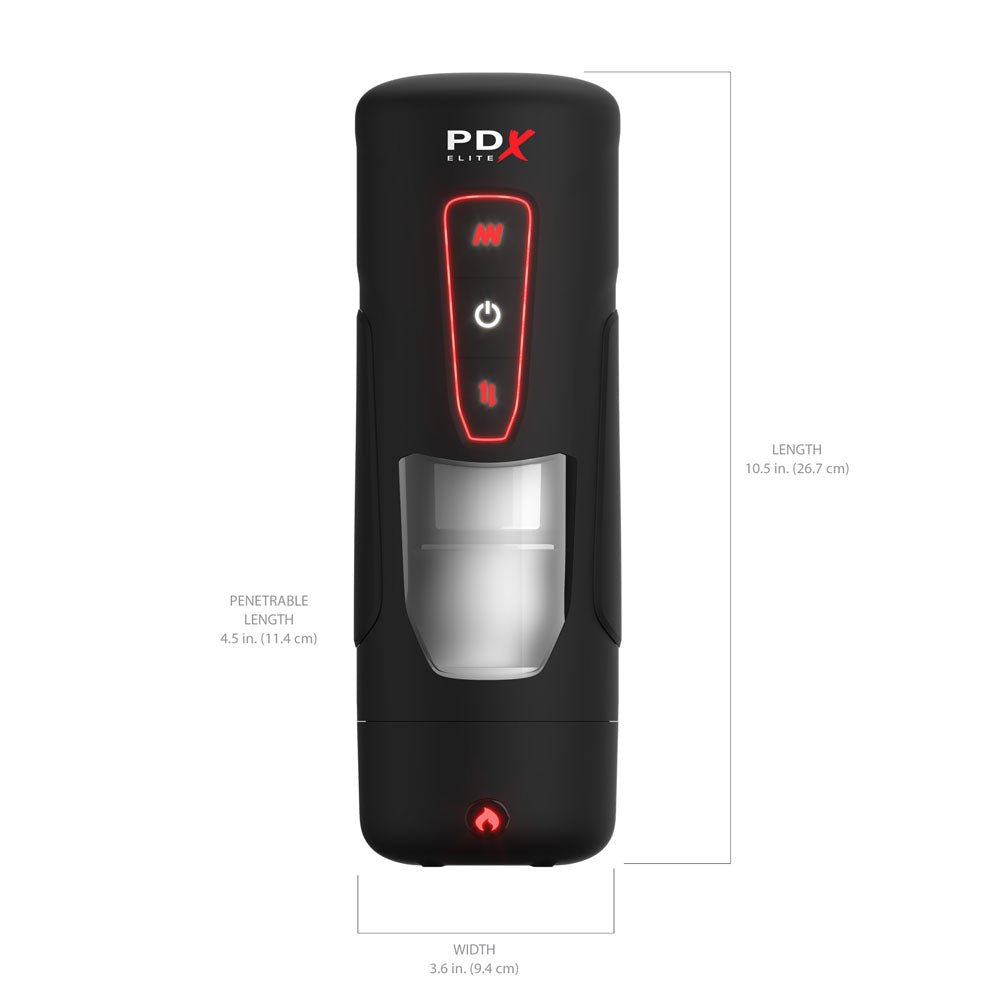 Buy PDX Elite Milk Me Hotter - USB Rechargeable Thrusting Heating & Vibrating Auto Stroker at NZ’s Mega Adult Toys Store. Discover premium sex toys with discreet shipping at the best price in NZ