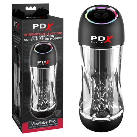 Buy PDX Elite ViewTube Pro - Clear USB Rechargeable Auto Sucking Stroker at NZ’s Mega Adult Toys Store. Discover premium sex toys with discreet shipping at the best price in NZ