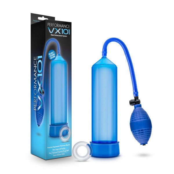 Buy Performance VX101 Male Enhancement Pump - Blue Penis Pump at NZ’s Mega Adult Toys Store. Discover premium sex toys with discreet shipping at the best price in NZ