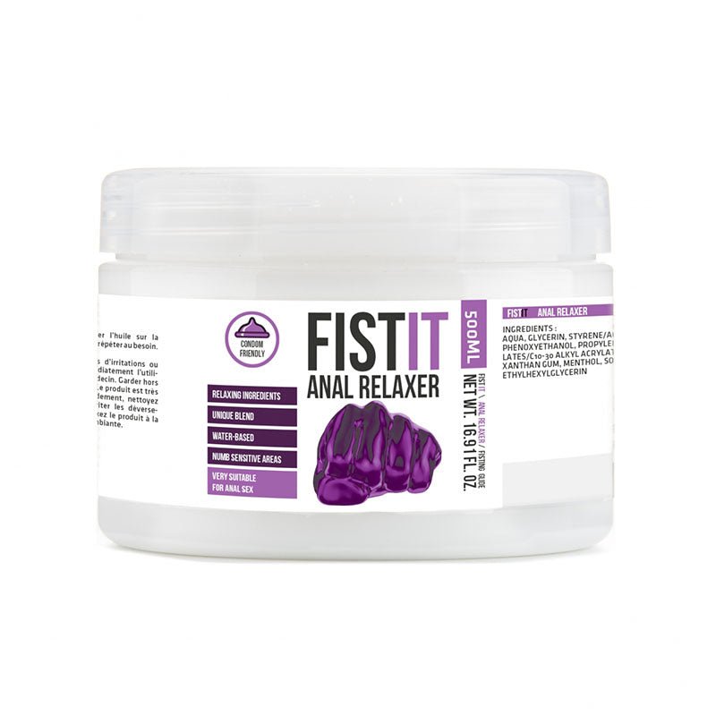 Buy Pharmquests Fist - It Anal Relaxer - Water Based Relaxing Lubricant - 500 ml Tub at NZ’s Mega Adult Toys Store. Discover premium sex toys with discreet shipping at the best price in NZ