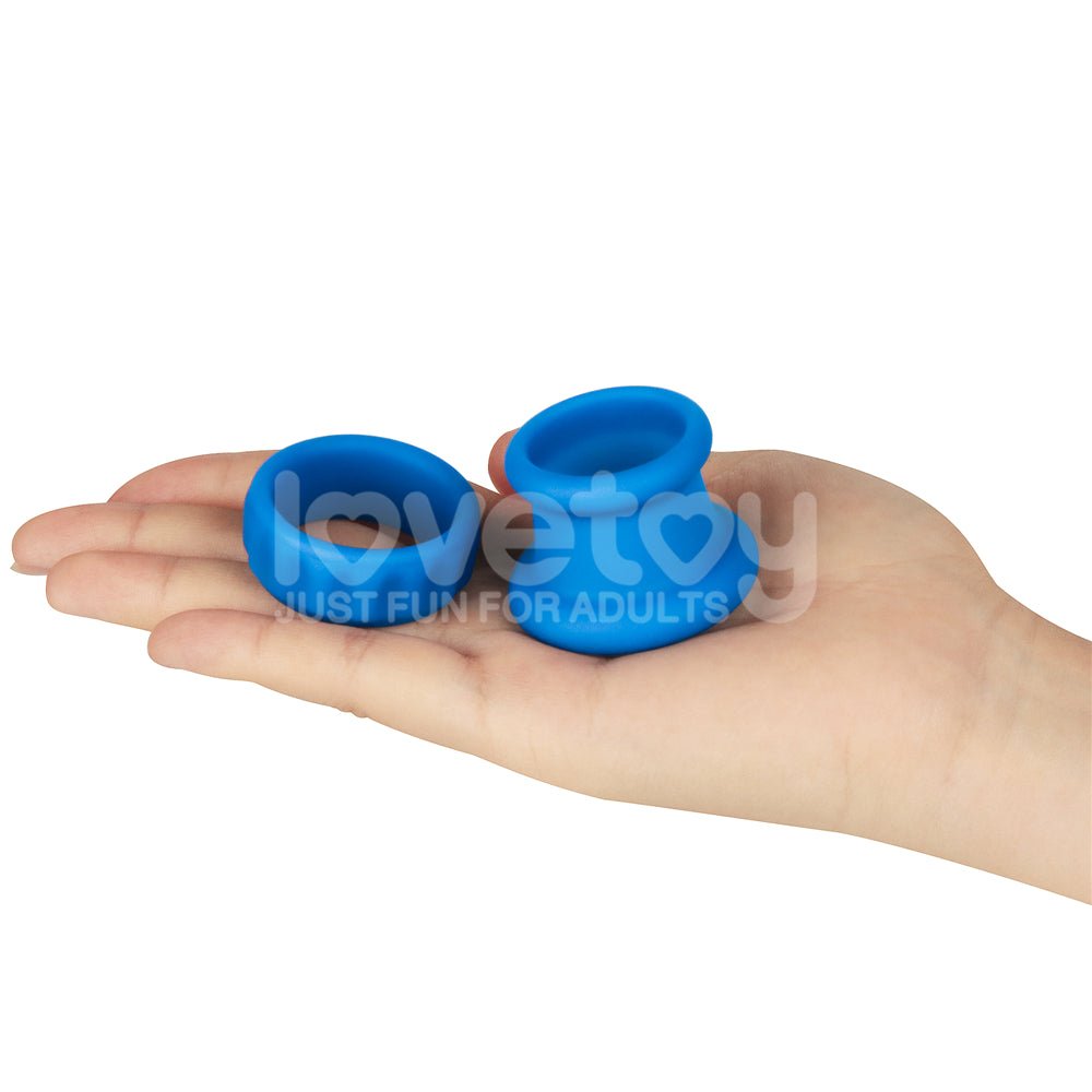 Buy Pinnacle Pro Twin Flex - Blue Cock & Balls Rings at NZ’s Mega Adult Toys Store. Discover premium sex toys with discreet shipping at the best price in NZ