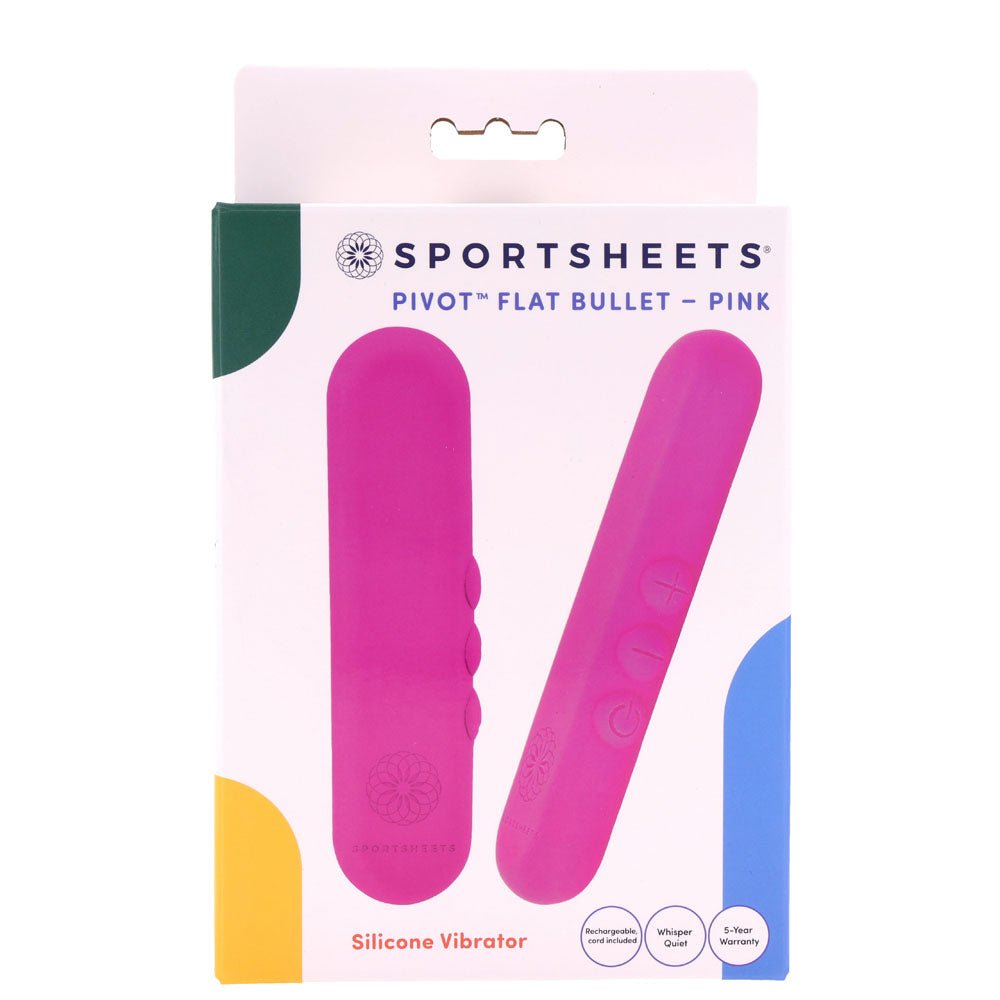 Buy Pivot Flat Bullet - Pink - Pink 10.2 cm USB Rechargeable Bullet at NZ’s Mega Adult Toys Store. Discover premium sex toys with discreet shipping at the best price in NZ