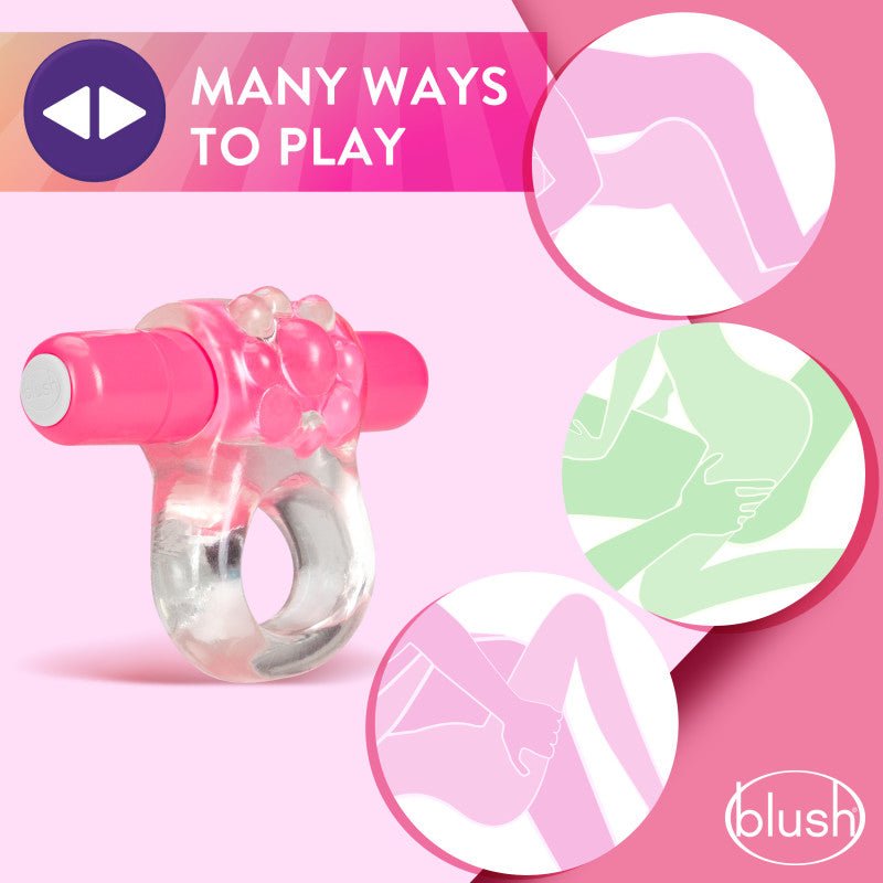 Buy Play With Me Teaser Vibrating C - Ring - Clear/Pink Vibrating Cock Ring at NZ’s Mega Adult Toys Store. Discover premium sex toys with discreet shipping at the best price in NZ