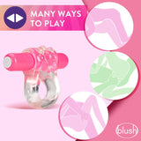 Buy Play With Me Teaser Vibrating C - Ring - Clear/Pink Vibrating Cock Ring at NZ’s Mega Adult Toys Store. Discover premium sex toys with discreet shipping at the best price in NZ