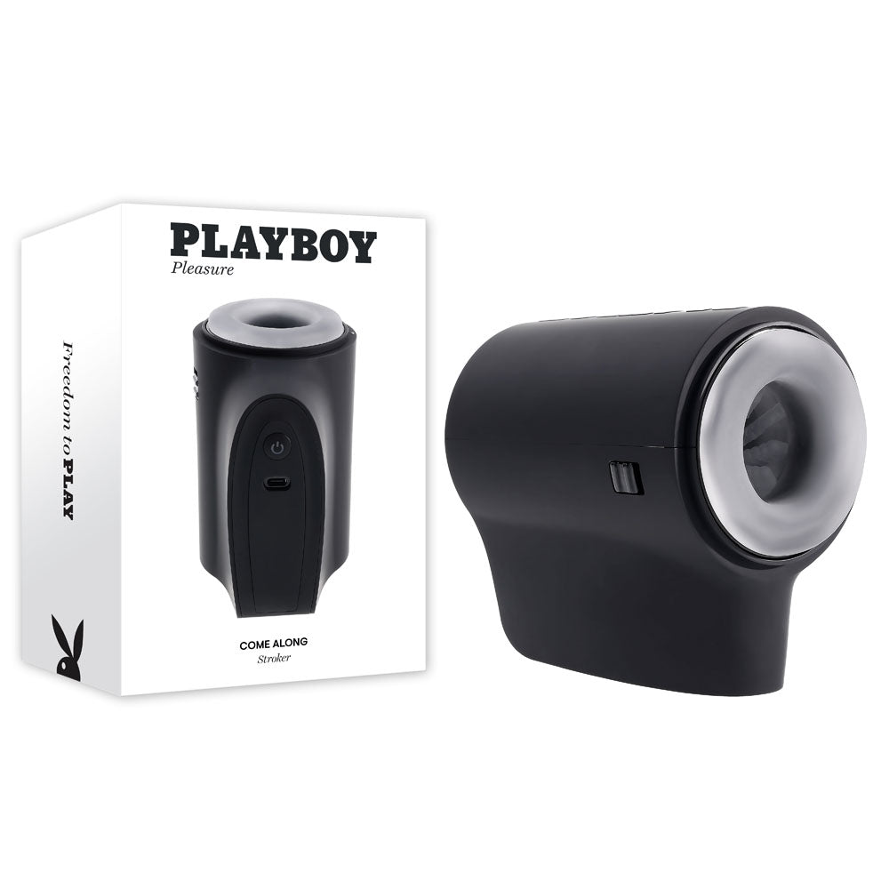 Buy Playboy Pleasure COME ALONG - USB Rechargeable Vibrating Stroker at NZ’s Mega Adult Toys Store. Discover premium sex toys with discreet shipping at the best price in NZ