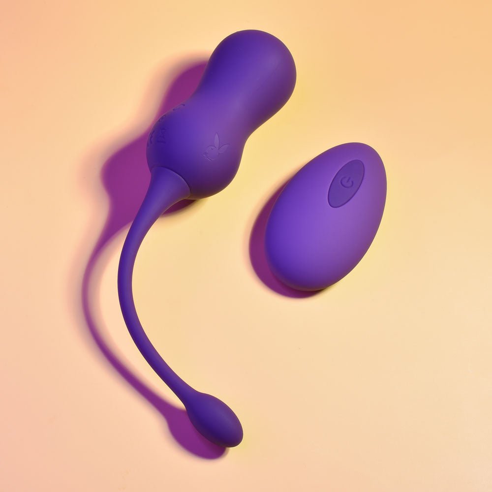 Buy Playboy Pleasure DOUBLE TIME - Purple USB Rechargeable Vibrating Kegel Balls at NZ’s Mega Adult Toys Store. Discover premium sex toys with discreet shipping at the best price in NZ