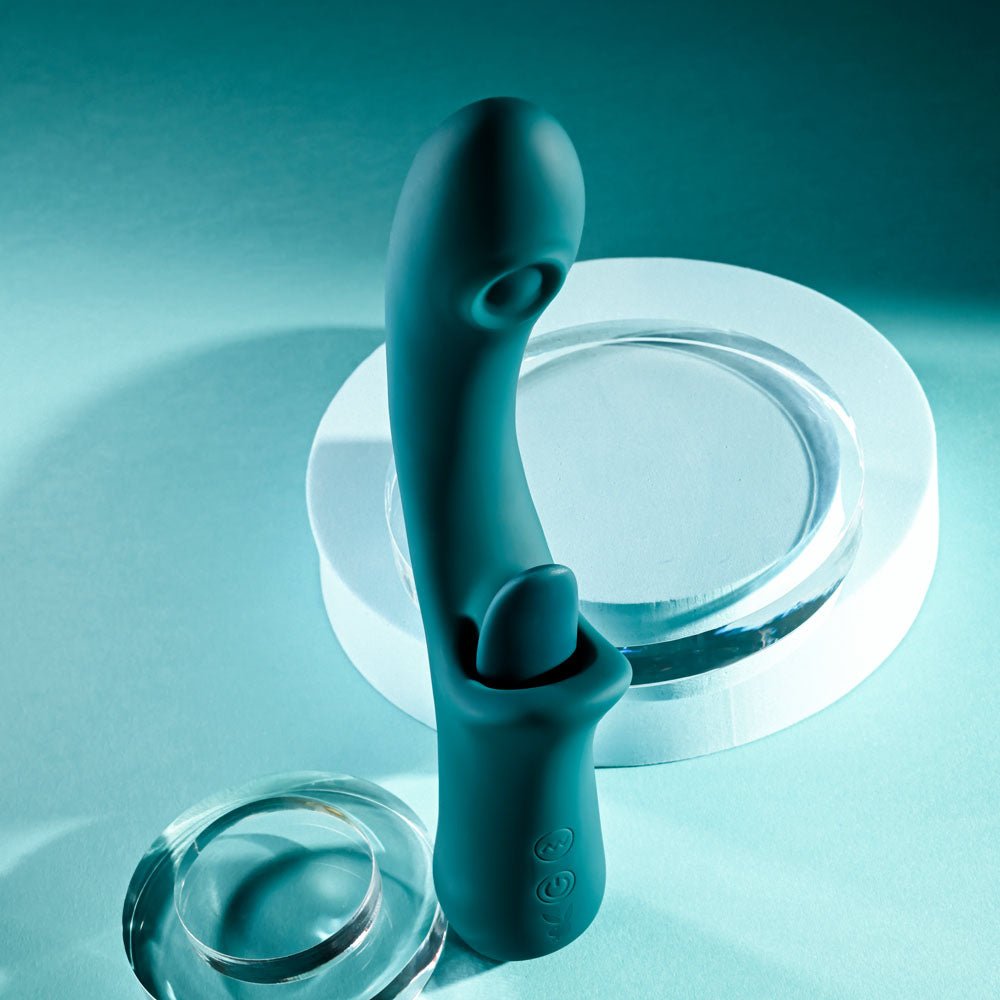 Buy Playboy Pleasure HARMONY - Blue 22.9 cm USB Rechargeable Vibrator with Clitoral Flicker at NZ’s Mega Adult Toys Store. Discover premium sex toys with discreet shipping at the best price in NZ