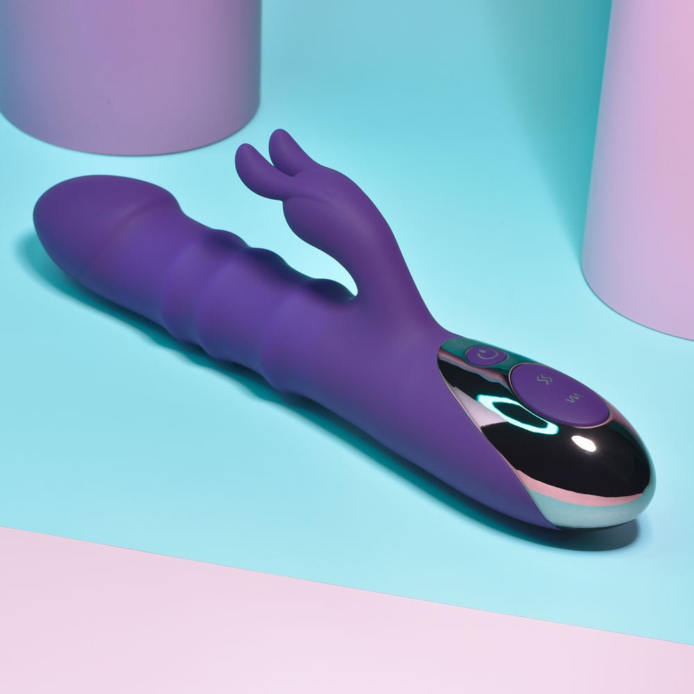 Buy Playboy Pleasure HOP TO IT - Purple 23.5 cm USB Rechargeable Rabbit Vibrator at NZ’s Mega Adult Toys Store. Discover premium sex toys with discreet shipping at the best price in NZ