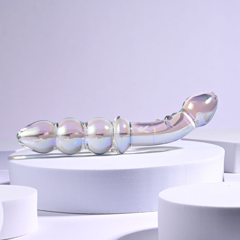 Buy Playboy Pleasure JEWELS DOUBLE - Clear Glass 17.1 cm Double Ended Dildo at NZ’s Mega Adult Toys Store. Discover premium sex toys with discreet shipping at the best price in NZ