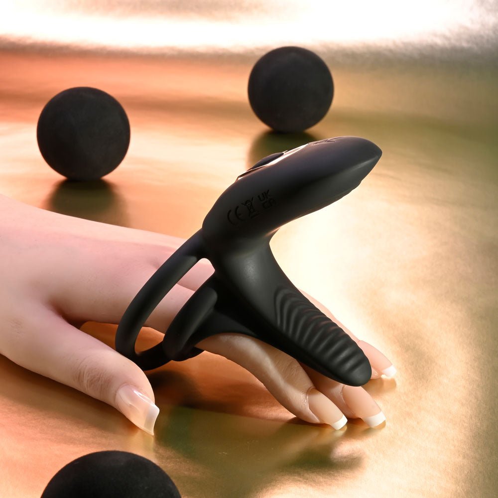 Buy Playboy Pleasure JUST RIGHT - Black USB Rechargeable Vibrating Cock & Balls Rings at NZ’s Mega Adult Toys Store. Discover premium sex toys with discreet shipping at the best price in NZ