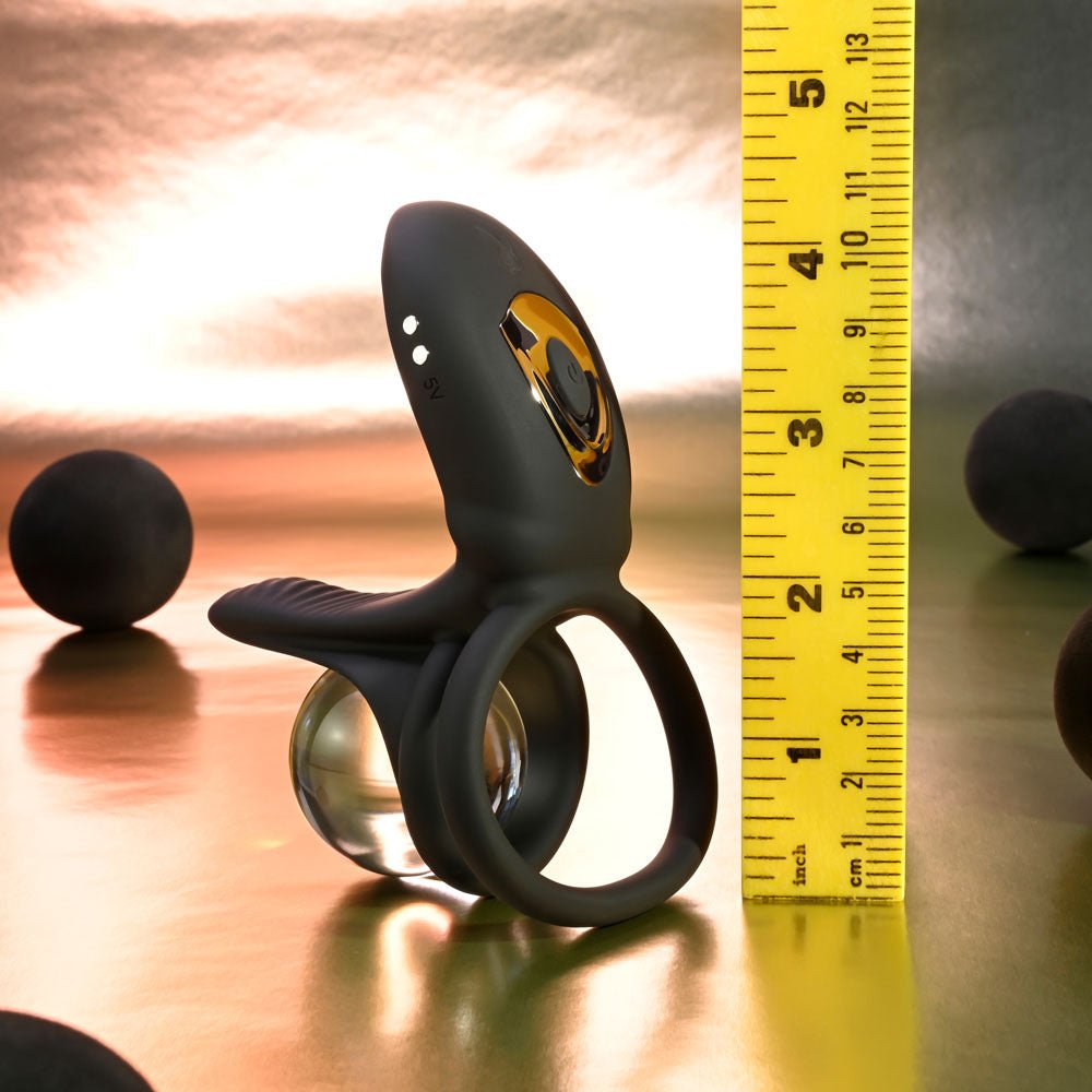 Buy Playboy Pleasure JUST RIGHT - Black USB Rechargeable Vibrating Cock & Balls Rings at NZ’s Mega Adult Toys Store. Discover premium sex toys with discreet shipping at the best price in NZ