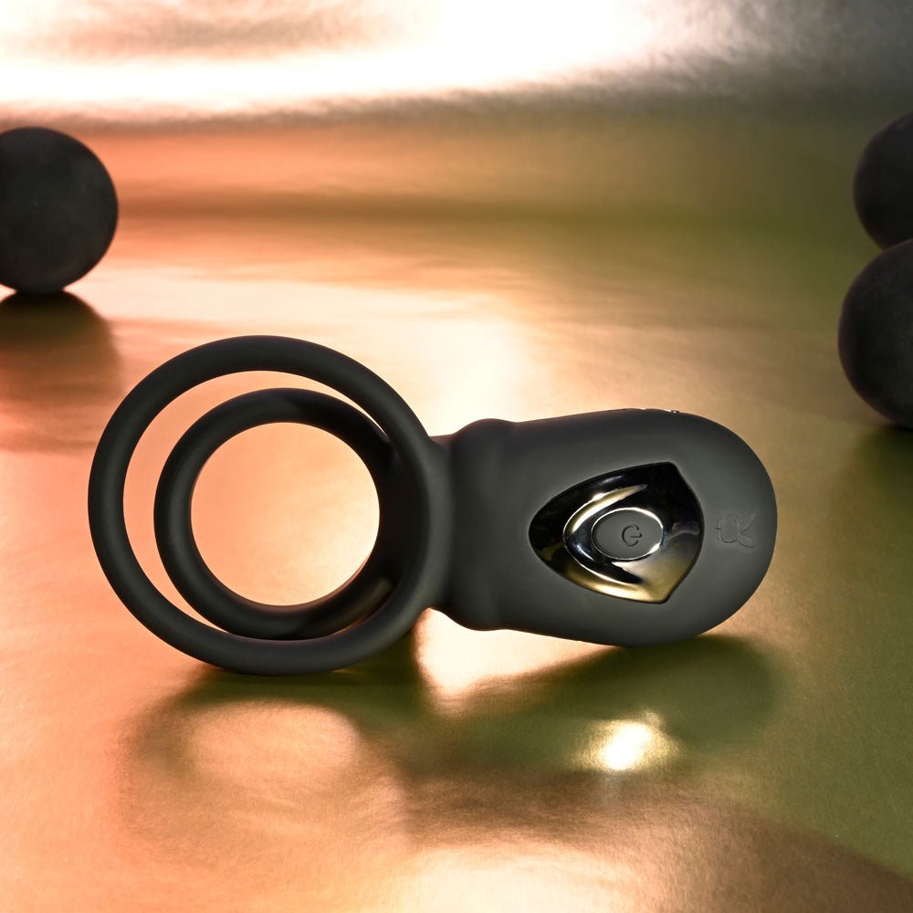 Buy Playboy Pleasure JUST RIGHT - Black USB Rechargeable Vibrating Cock & Balls Rings at NZ’s Mega Adult Toys Store. Discover premium sex toys with discreet shipping at the best price in NZ