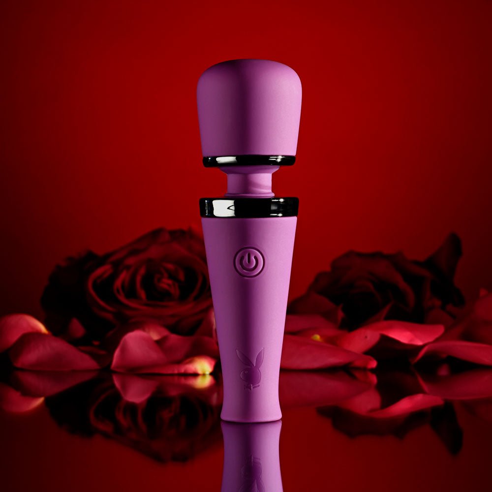 Buy Playboy Pleasure MIC DROP - Purple 11.4 cm USB Rechargeable Vibrating Mini Massage Wand at NZ’s Mega Adult Toys Store. Discover premium sex toys with discreet shipping at the best price in NZ