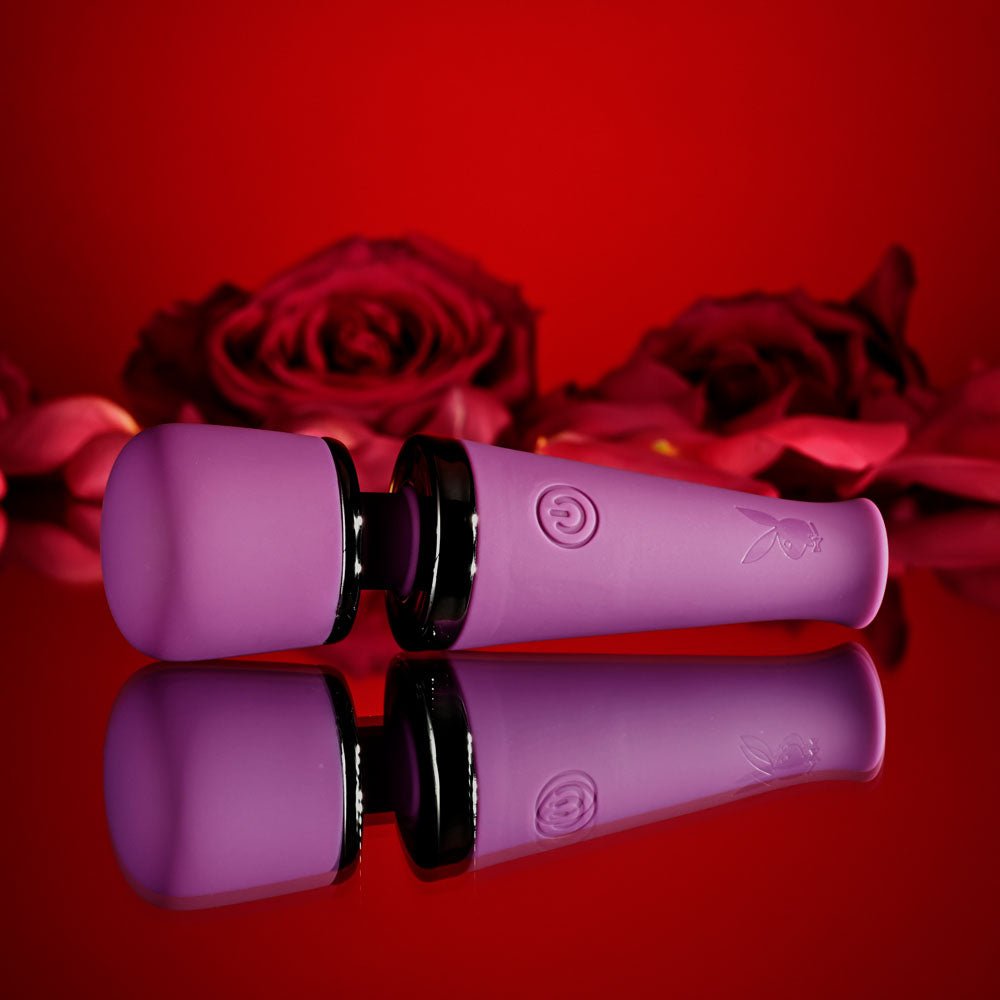 Buy Playboy Pleasure MIC DROP - Purple 11.4 cm USB Rechargeable Vibrating Mini Massage Wand at NZ’s Mega Adult Toys Store. Discover premium sex toys with discreet shipping at the best price in NZ