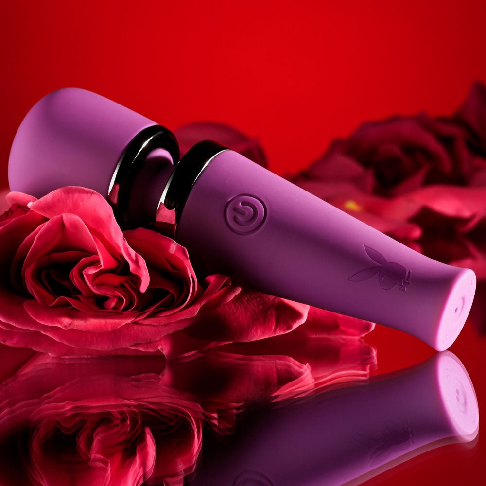 Buy Playboy Pleasure MIC DROP - Purple 11.4 cm USB Rechargeable Vibrating Mini Massage Wand at NZ’s Mega Adult Toys Store. Discover premium sex toys with discreet shipping at the best price in NZ