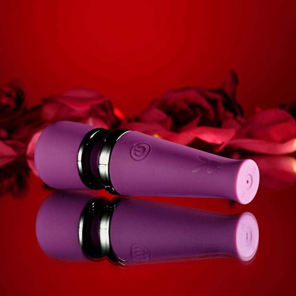 Buy Playboy Pleasure MIC DROP - Purple 11.4 cm USB Rechargeable Vibrating Mini Massage Wand at NZ’s Mega Adult Toys Store. Discover premium sex toys with discreet shipping at the best price in NZ