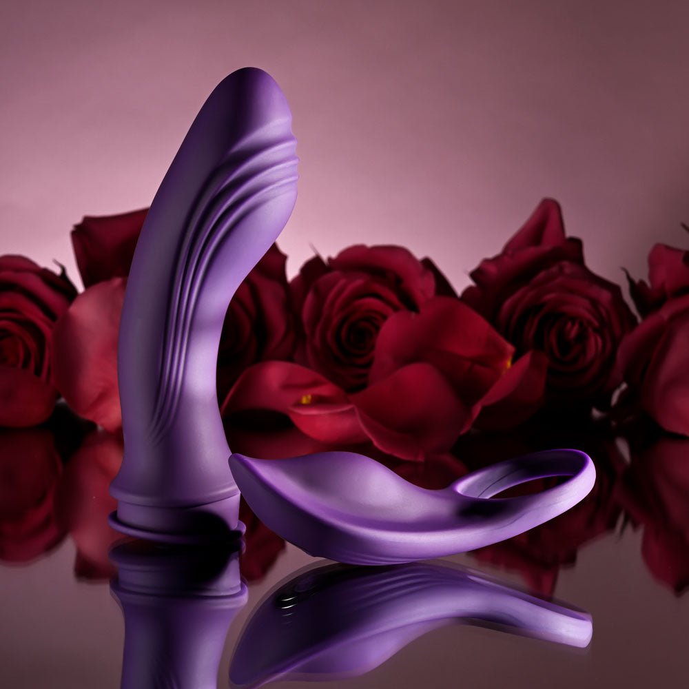 Buy Playboy Pleasure MIX & MATCH - Purple USB Rechargeable with C - Ring Attachment at NZ’s Mega Adult Toys Store. Discover premium sex toys with discreet shipping at the best price in NZ