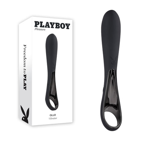 Buy Playboy Pleasure OLLO - Black 14.6 cm USB Rechargeable Vibrator at NZ’s Mega Adult Toys Store. Discover premium sex toys with discreet shipping at the best price in NZ