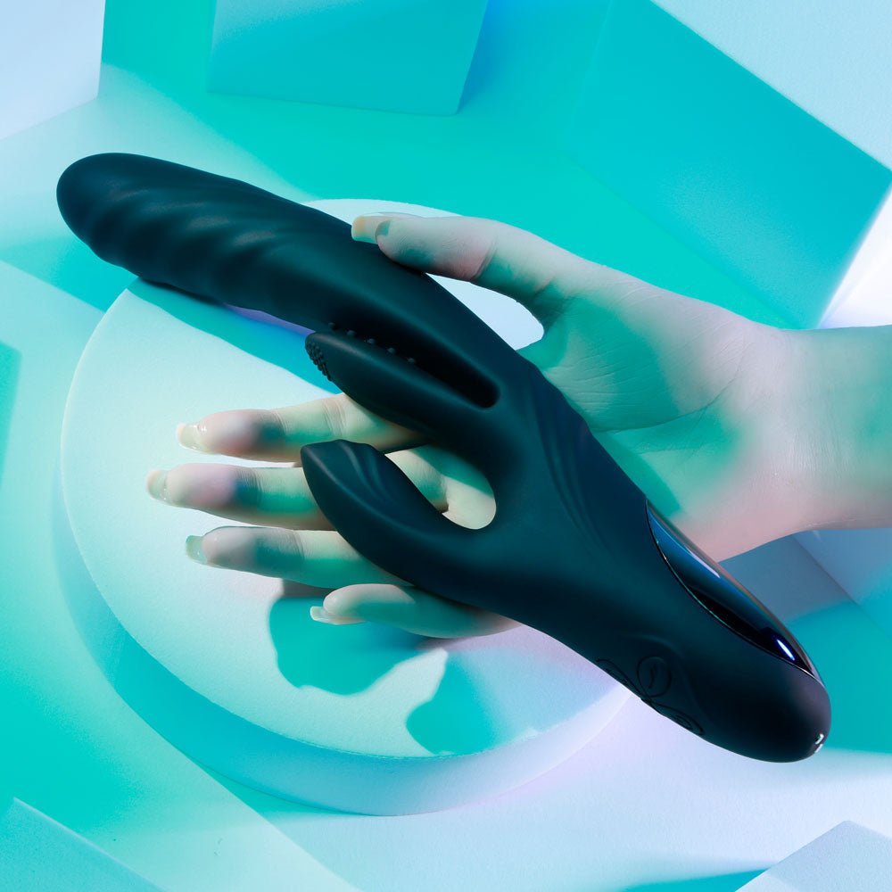 Buy Playboy Pleasure RAPID RABBIT - Black 26.4 cm USB Rechargeable Rabbit Vibrator at NZ’s Mega Adult Toys Store. Discover premium sex toys with discreet shipping at the best price in NZ