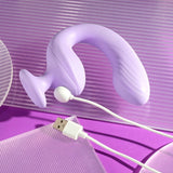 Buy Playboy Pleasure REV ME UP - Purple USB Rechargeable Dual Motor Curved Vibrator at NZ’s Mega Adult Toys Store. Discover premium sex toys with discreet shipping at the best price in NZ