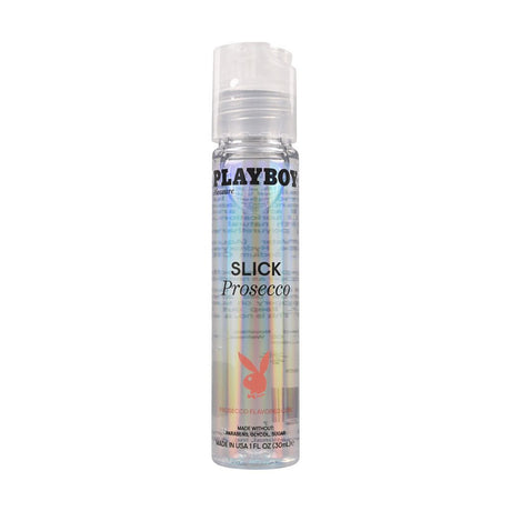 Buy Playboy Pleasure SLICK PROSECCO - 30 ml - Prosecco Flavoured Water Based Lubricant - 30 ml Bottle at NZ’s Mega Adult Toys Store. Discover premium sex toys with discreet shipping at the best price in NZ