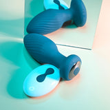 Buy Playboy Pleasure SPINNING TAIL TEASER - Blue 9.7 cm USB Rechargeable Vibrating & Rotating Butt Plug with Wireless Remote at NZ’s Mega Adult Toys Store. Discover premium sex toys with discreet shipping at the best price in NZ