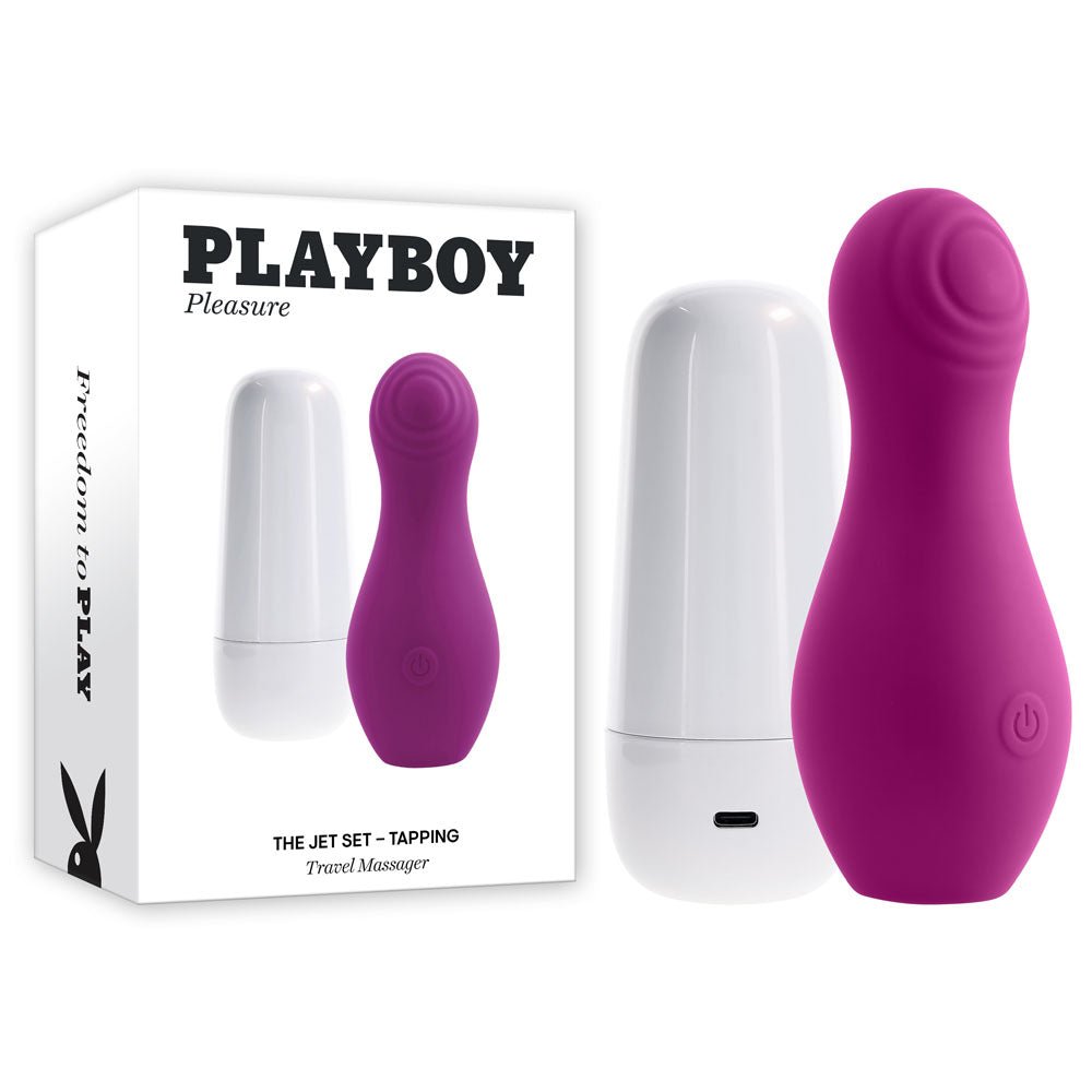 Buy Playboy Pleasure THE JET SET - TAPPING - Purple 10.2 cm Tapping Stimulator with Charging Case at NZ’s Mega Adult Toys Store. Discover premium sex toys with discreet shipping at the best price in NZ